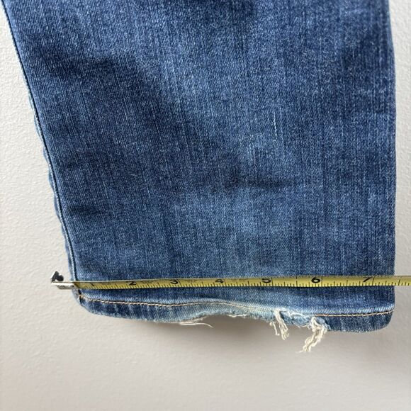 Lucky Brand Lola Boot Jeans Womens 2/26 Blue Medium Wash Denim Low Rise - Picture 15 of 16